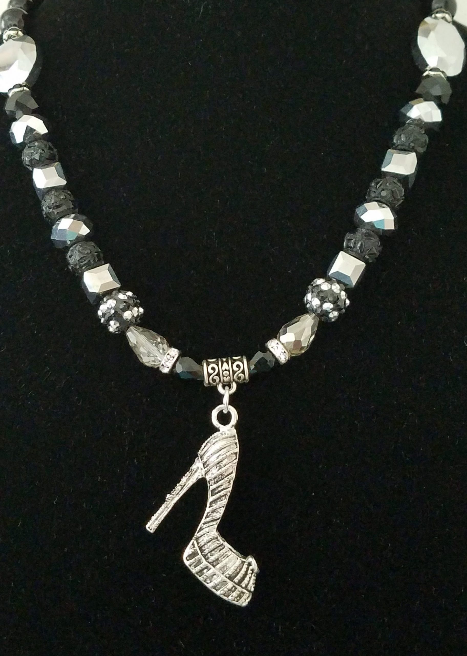 Black and Silver necklace
